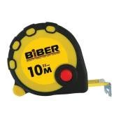 Рулетка 10м 25мм BIBER STANDART обрезиненный корпус /40095